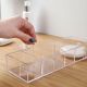 Clear Acrylic Makeup Organiser 8 Compartments